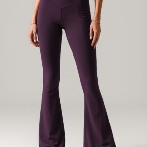 Women Wine Ex. Tall Hourglass flared Tights